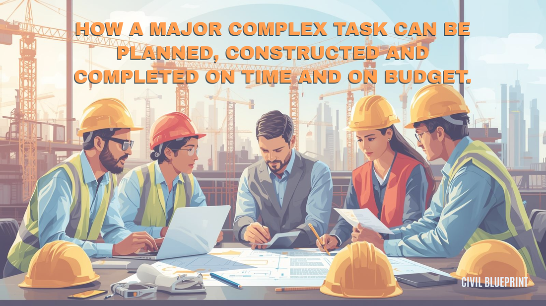 How a major complex task can be planned, constructed and completed on time and on budget